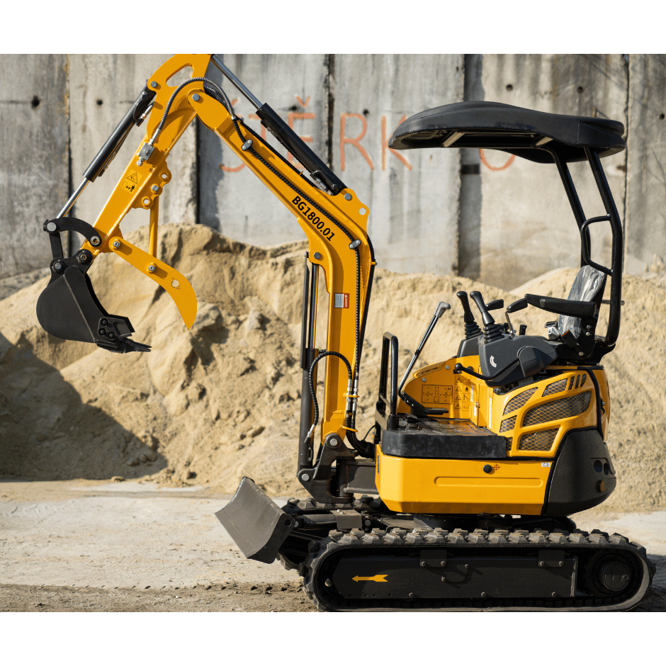Mini kotrógép Baugarden BG1800.01 Kubota kanál 400 mm