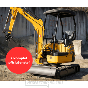 Baugarden BG2000.02 mini kotrógép kedvezményes készlet fix kanállal 1000 mm gallery main image