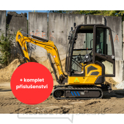 Baugarden BG2200.02 mini kotrógép kedvezményes készlet fix kanállal 1000 mm gallery main image