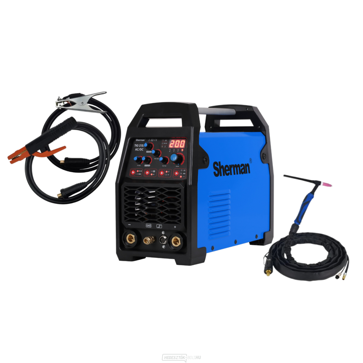 TIG 215P AC/DC inverteres hegesztőgép + kábelek