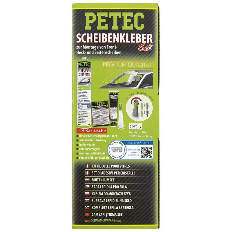 PETEC 83333 Üvegragasztó készlet karosszériához