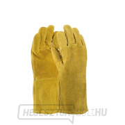 Hegesztőkesztyű, hasított, sárga, 10-es méret, KIRK/KO gallery main image