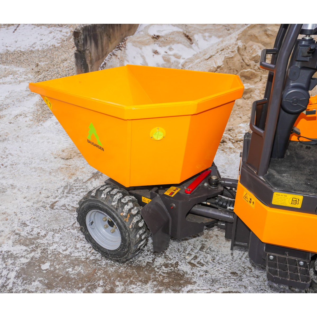 Kubota BGKD1500 csuklós kerekes mini dömper Előnézet 