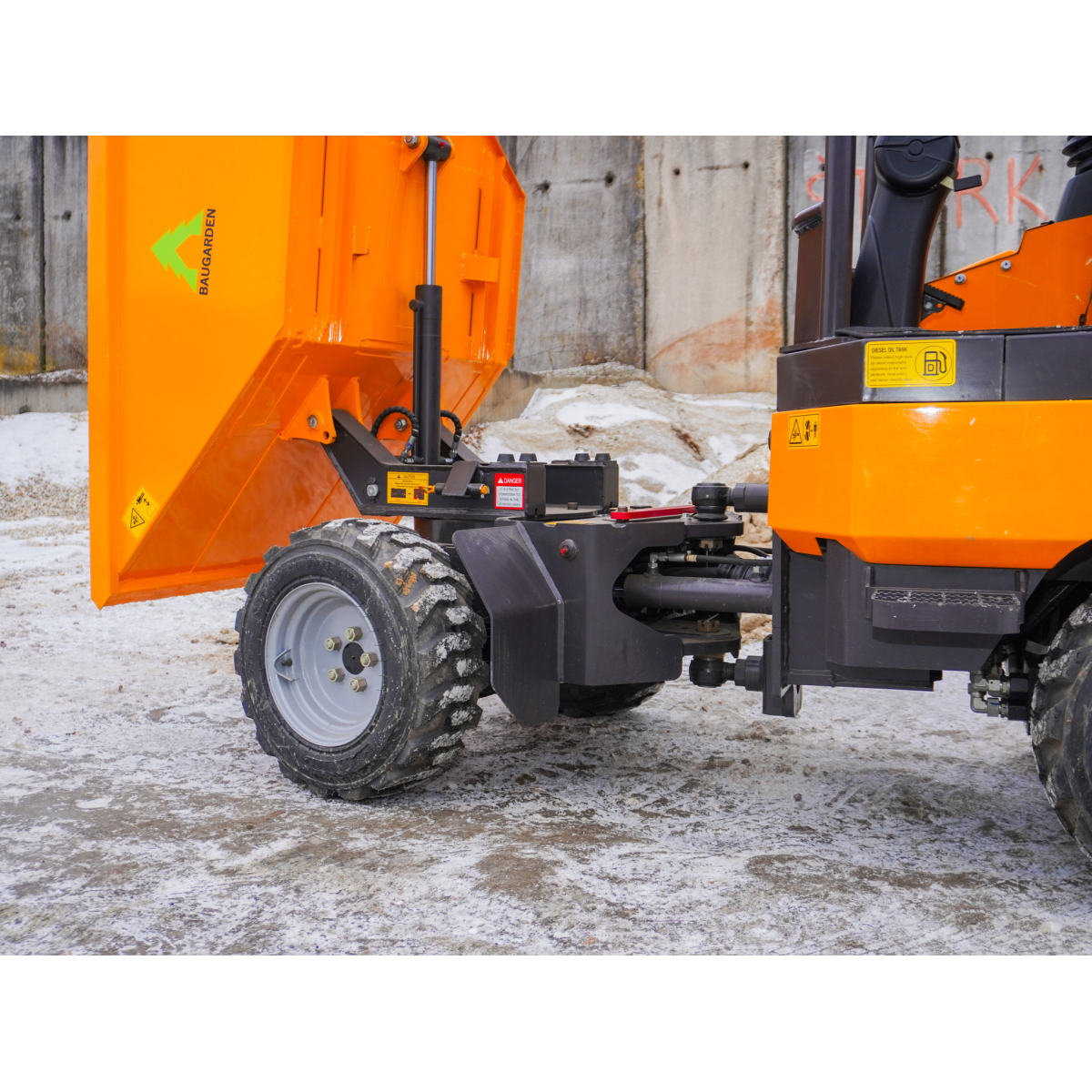 Kubota BGKD1500 csuklós kerekes mini dömper Előnézet 