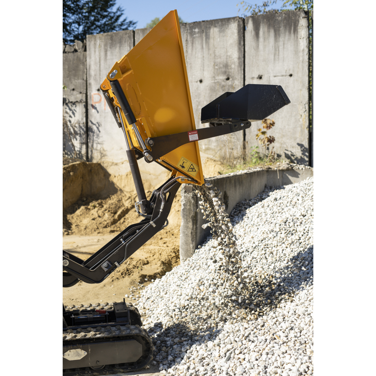 Lánctalpas mini dömper BAUGARDEN BGXN800 Briggs&Stratton Előnézet 