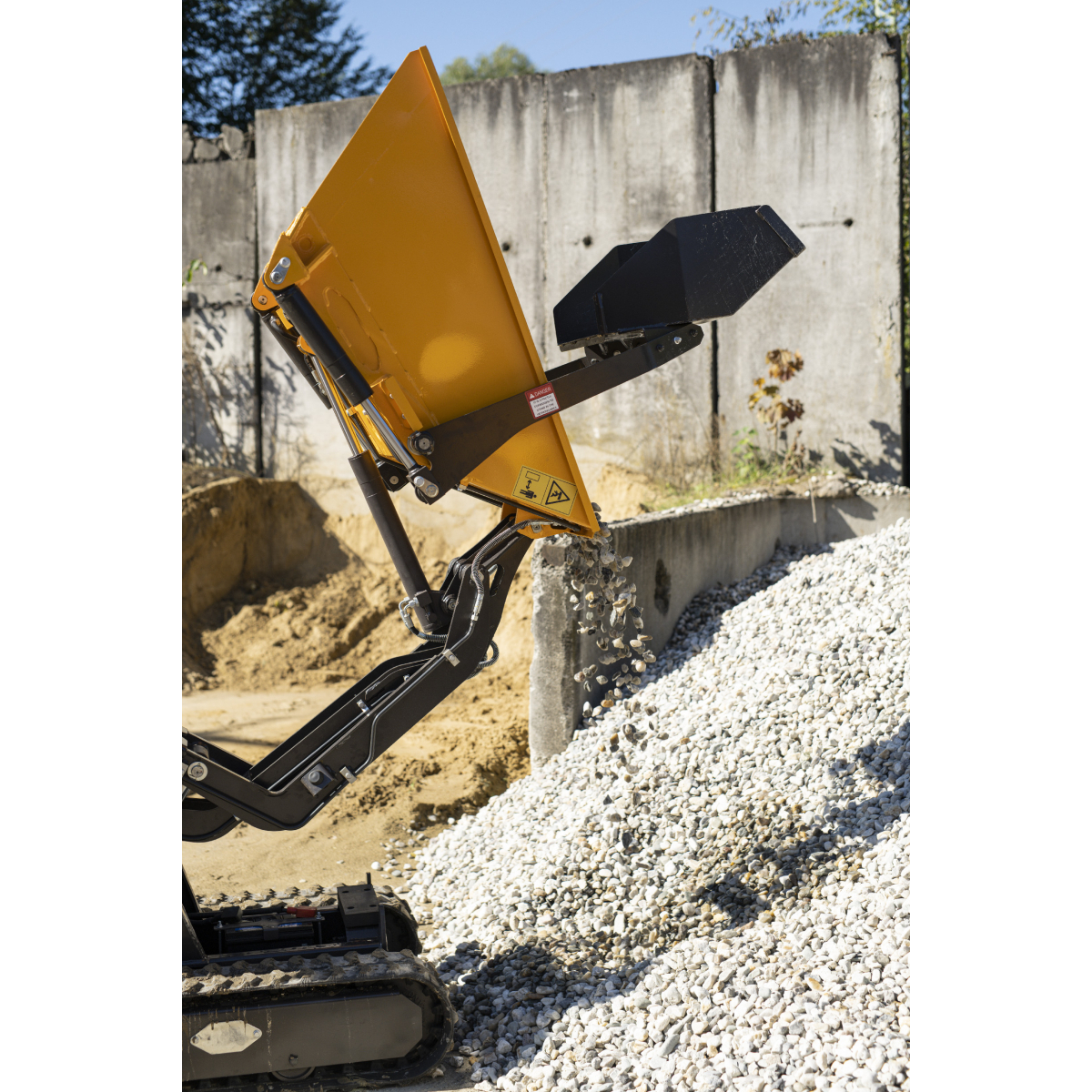 Lánctalpas mini dömper BAUGARDEN BGXN800 KOOP Előnézet 