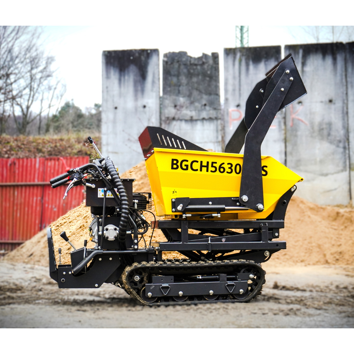 BAUGARDEN BGCH5630HTS lánctalpas mini dömper Előnézet 