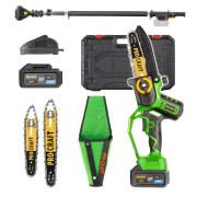 Akkus kézifűrész készlet kofferben Procraft PKA32Li-P és EP2.0R hosszabbító feltéttel | SPKA32LiP/EP2.0R gallery main image