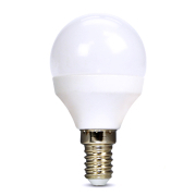 Solight LED izzó, miniglobe, 6W, E14, 6000K, 510lm, 510lm gallery main image