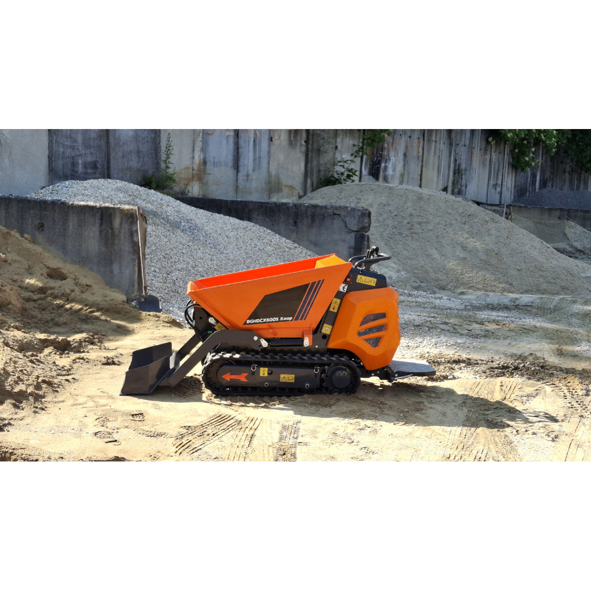 Lánctalpas mini dömper BGHDCX600HTS Koop Előnézet 