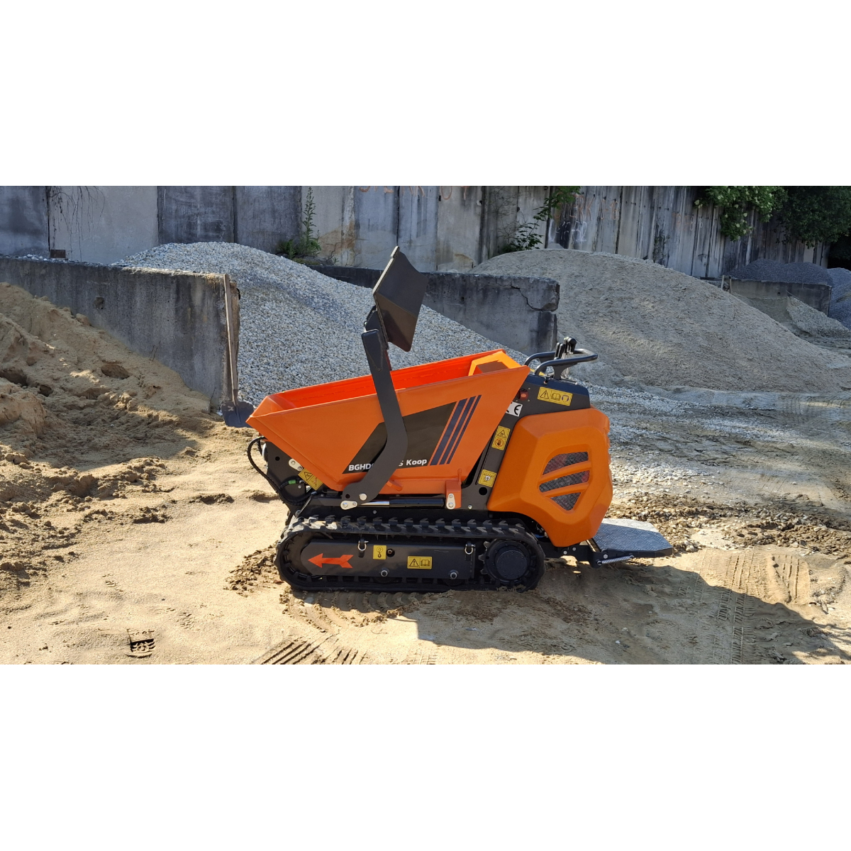 Lánctalpas mini dömper BGHDCX600HTS Koop Előnézet 