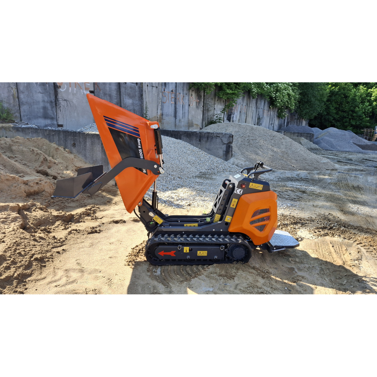 Lánctalpas mini dömper BGHDCX600HTS Koop Előnézet 