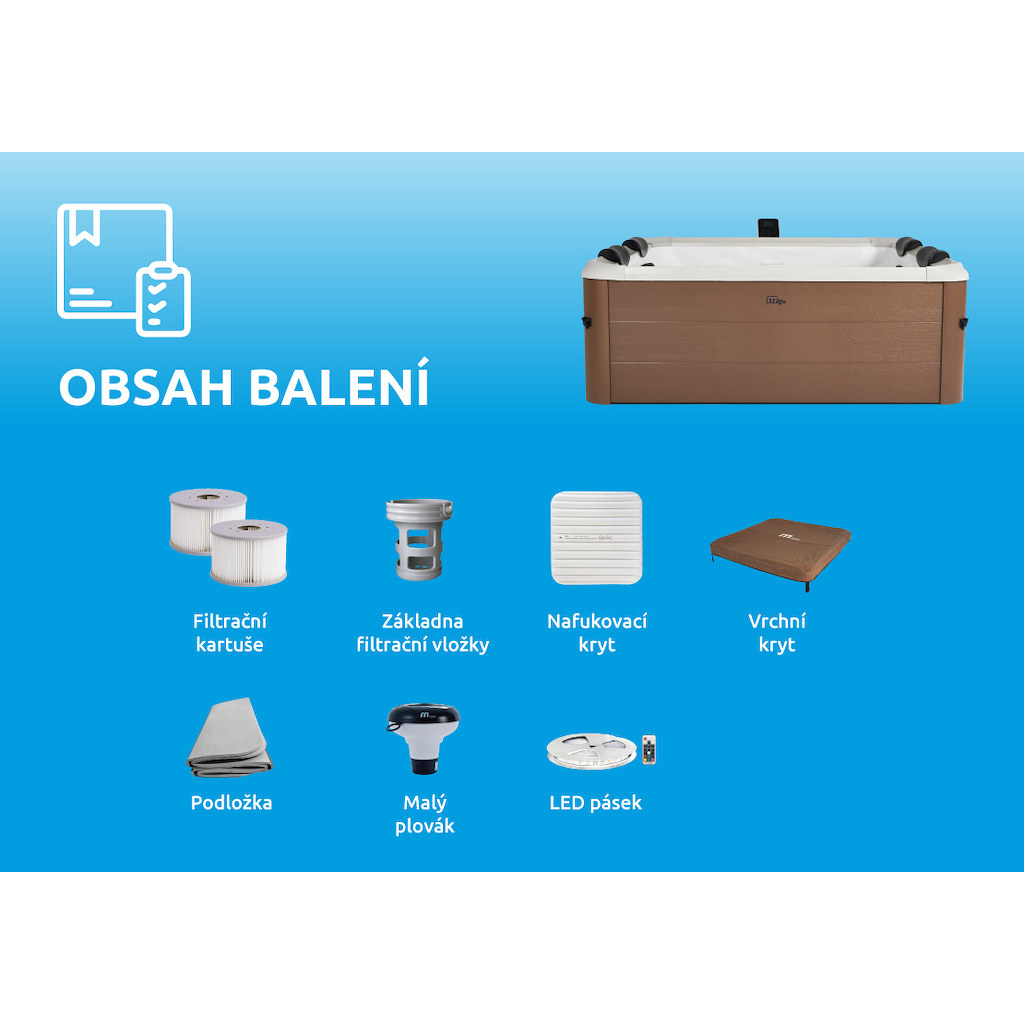 MSPA AMBER AERO PLUS pezsgőfürdős medence - F-AM063WAP Előnézet 