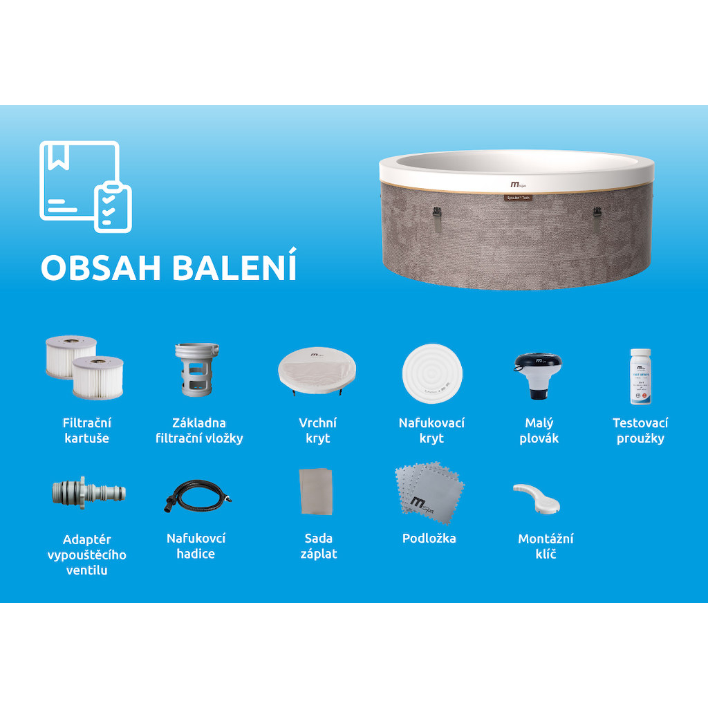MSPA COCOON-ECO F-CO066WE pezsgőfürdős medence Előnézet 