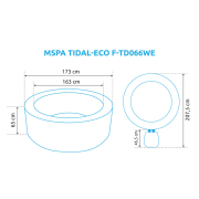 MSPA TIDAL-ECO F-TD066WE pezsgőfürdős medence náhled