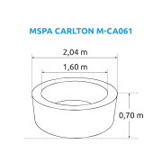 MSPA Carlton M-CA062 pezsgőfürdő Előnézet 