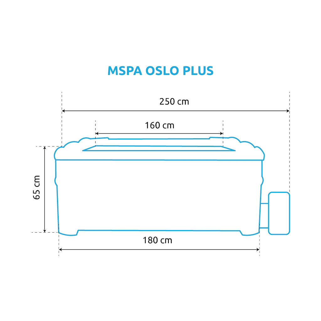 MSPA Oslo Plus F-OS063WP pezsgőfürdő Előnézet 