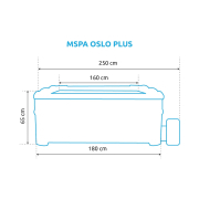 MSPA Oslo Plus F-OS063WP pezsgőfürdő Előnézet 