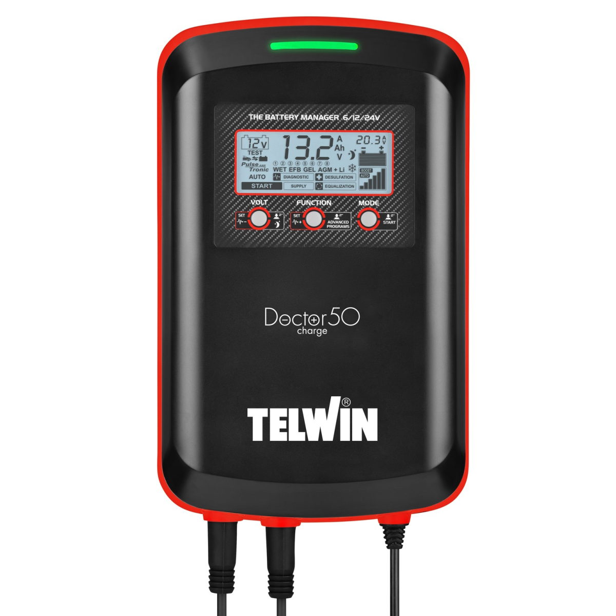 Mikroprocesszoros töltő Doctor Charge 50 Telwin
