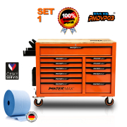 PANTERMAX® Professzionális műhelykocsi DVP03 - 544 darabos - 12 fiókos SET1 Előnézet 