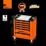 PANTERMAX® Professzionális műhelykocsi DVP02 - 262 darabos - 7 fiókos Előnézet 