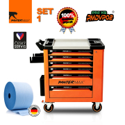 PANTERMAX® Professzionális műhelykocsi DVP02 - 262 darabos - 7 fiókos SET1 Előnézet 