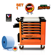 PANTERMAX® Professzionális műhelykocsi DVP02 - 262 darabos - 7 fiókos SET1 Előnézet 