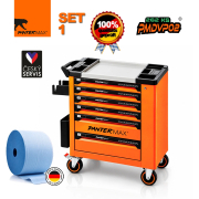 PANTERMAX® Professzionális műhelykocsi DVP02 - 262 darabos - 7 fiókos SET1 náhled