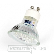 LED spotlámpa, GU10, 220V, 21DIP, meleg fehér WW gallery main image