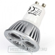 LED spotlámpa 3x2W, GU10, 220V, meleg fehér WW - 25W egyenértékes gallery main image