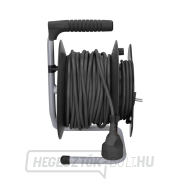 Solight dobhosszabbító kábel, 1 aljzat, fekete, 25m Előnézet 