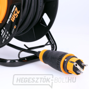 Solight dobhosszabbító kábel, kültéri, 4 aljzat, fekete, 25m náhled