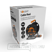 Solight dobhosszabbító kábel, kültéri, 4 aljzat, fekete, 25m náhled