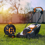 Solight dobhosszabbító kábel, kültéri, 4 aljzat, fekete, 50m Előnézet 