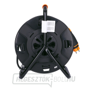 Solight dobhosszabbító kábel, kültéri, 4 aljzat, fekete, 50m náhled