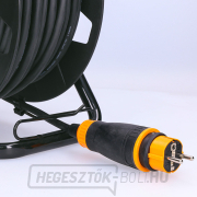 Solight dobhosszabbító kábel, kültéri, 4 aljzat, fekete, 50m náhled