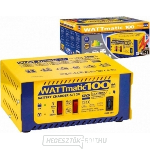 Wattmatic 100 autó akkumulátor töltő - 6/12V
